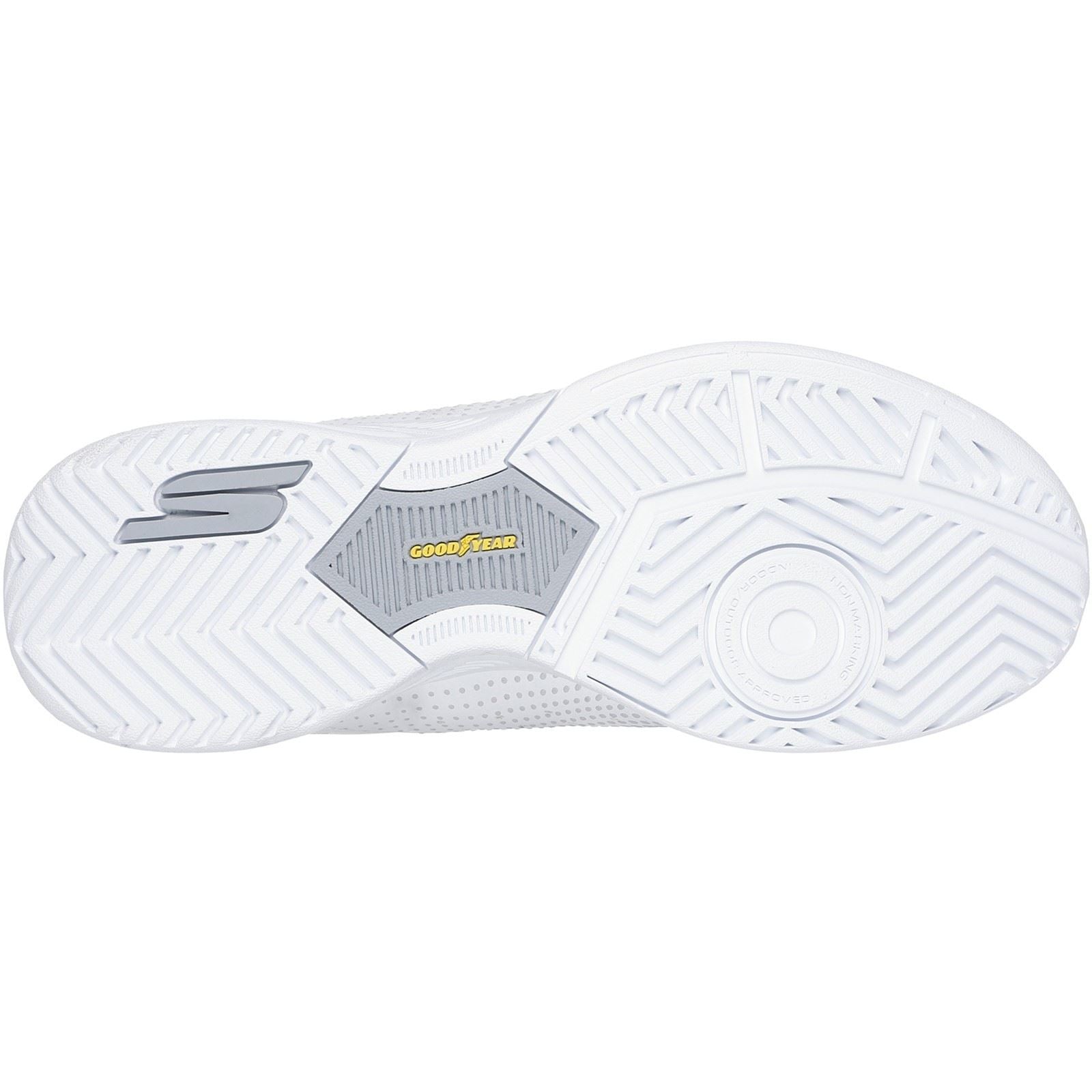 Skechers Performance Slip ins Relaxed Fit Viper Court Reload Baskets Blanches Pour Hommes En Polyuréthane