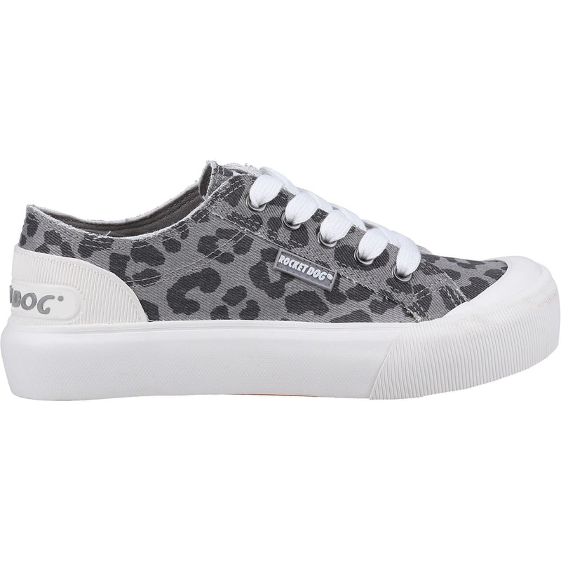 Rocket Dog Jazzin Plus Ames Baskets En Coton Pour Femmes, Gris