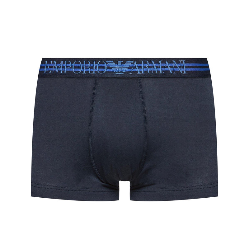 Emporio Armani Mens 3 Pack Trunk Navy / Multi