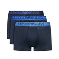 Emporio Armani Mens 3 Pack Trunk Navy / Multi