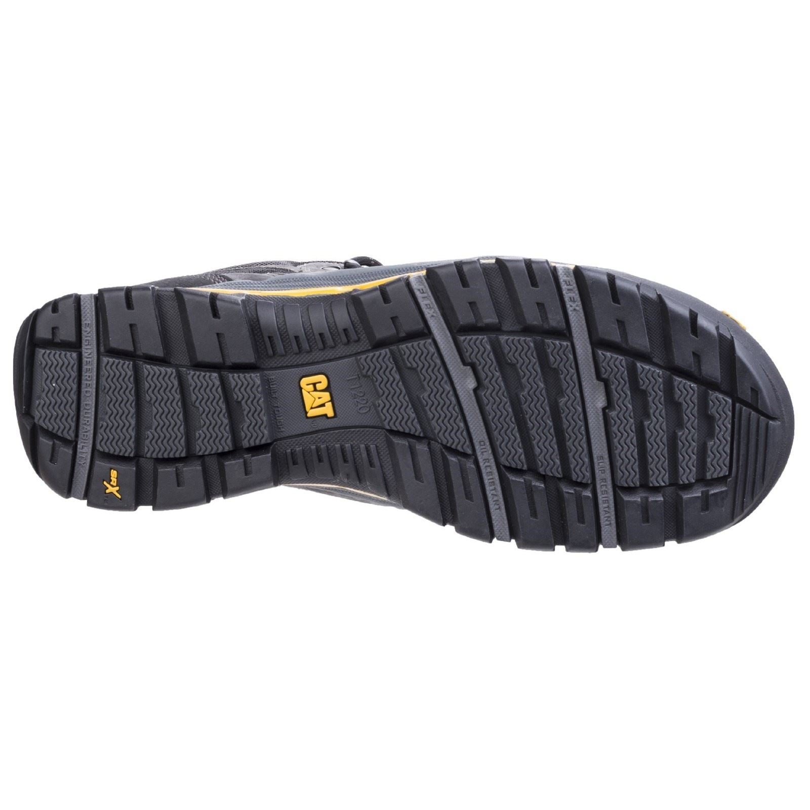 Caterpillar Bottes De Sécurité Munising En Cuir Ombre Foncée