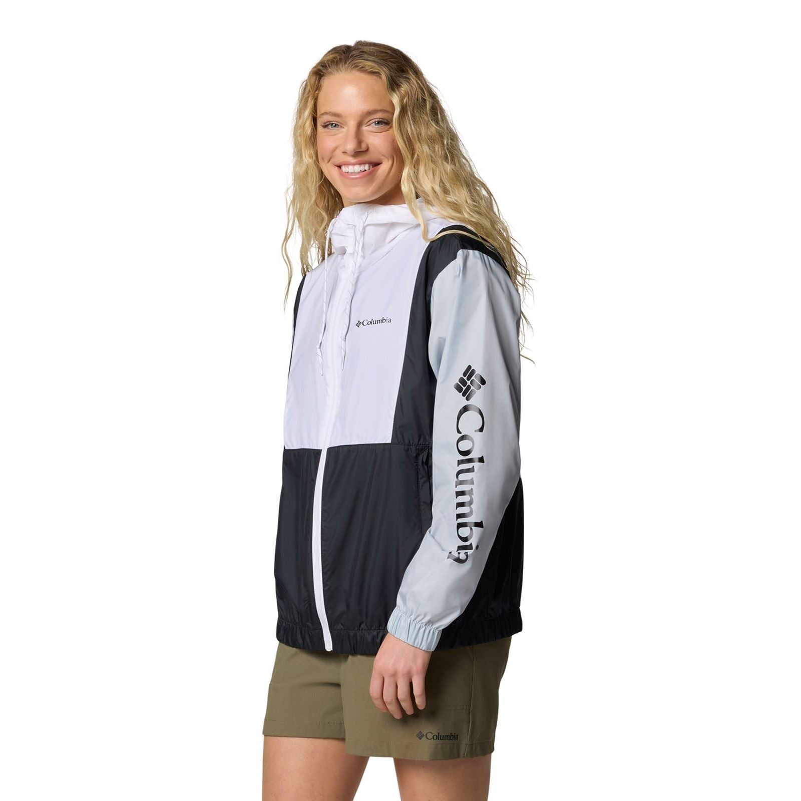 Columbia Lily Basin II Jacket Veste De Pluie Blanche Pour Femme