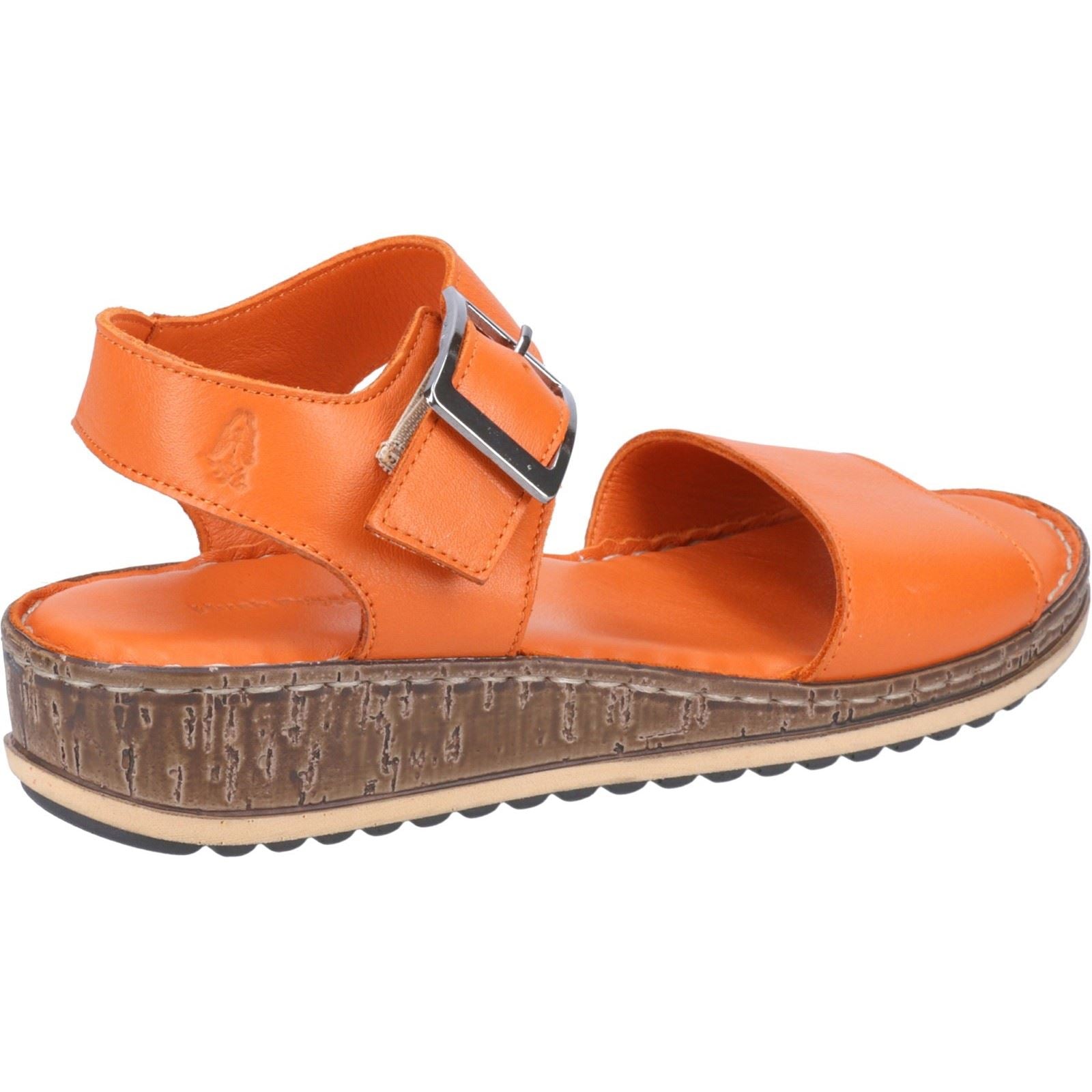 Hush Puppies Ellie Sandales En Cuir Pour Femme De Couleur Orange