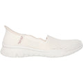 Skechers Seager Believe It Baskets Pour Femmes En Toile Blanc Cassé
