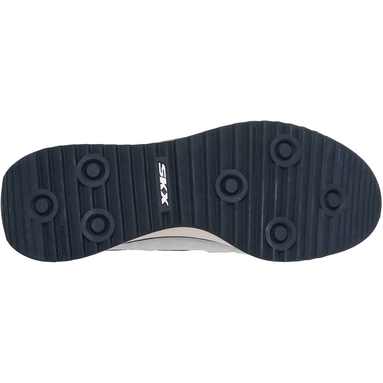Skechers SKX 92 Spective Baskets En Cuir Pour Hommes Blanches/Noires