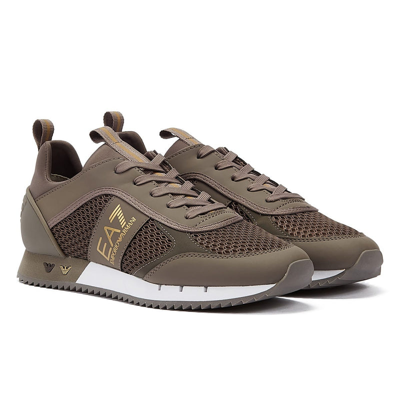 EA7 XK050 Mens Falcon/Gold Trainers
