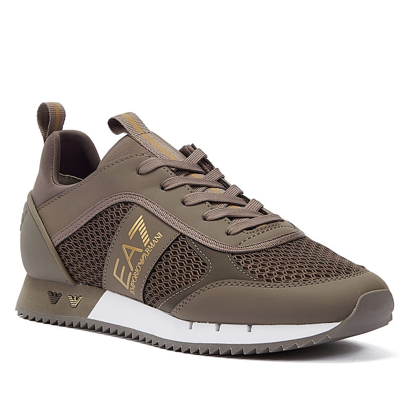 EA7 XK050 Mens Falcon/Gold Trainers