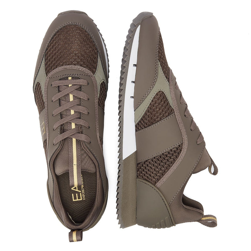 EA7 XK050 Mens Falcon/Gold Trainers