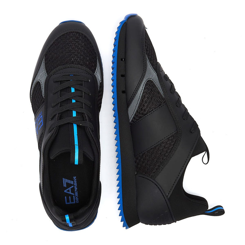 Emporio Armani EA7 XK050 Mens Triple Black / Baltimora Trainers