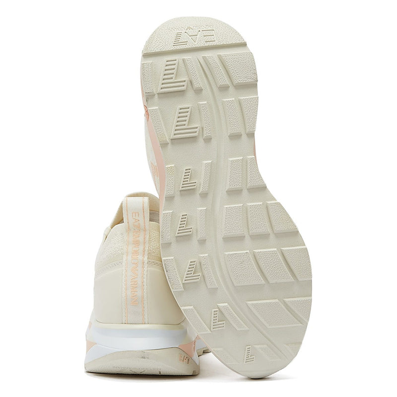 EA7 Altura Knit Womens Tofu / Bisque Trainers