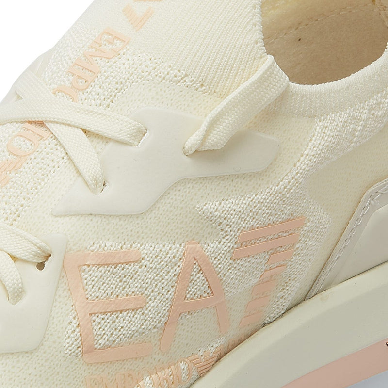 EA7 Altura Knit Womens Tofu / Bisque Trainers