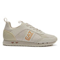 EA7 B&W Suede Womens Moonbeam / Rose Gold Trainers
