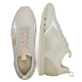 EA7 B&W Suede Womens Moonbeam / Rose Gold Trainers