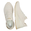 EA7 Crusher Distance Knit Womens Moonbeam / Light Gold Trainers