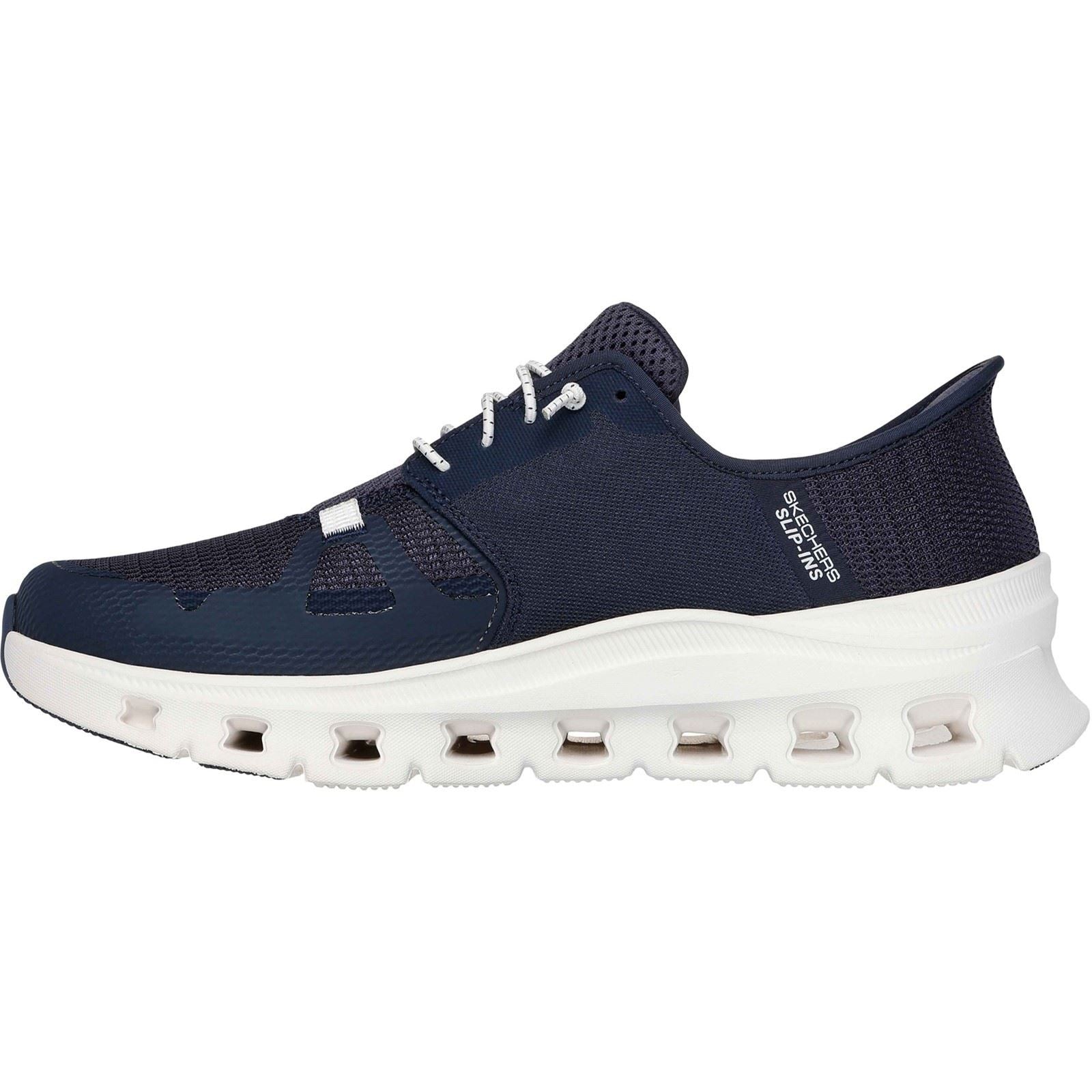 Skechers Glide-Step Pro Baskets En Polyester Pour Hommes Bleu Marine
