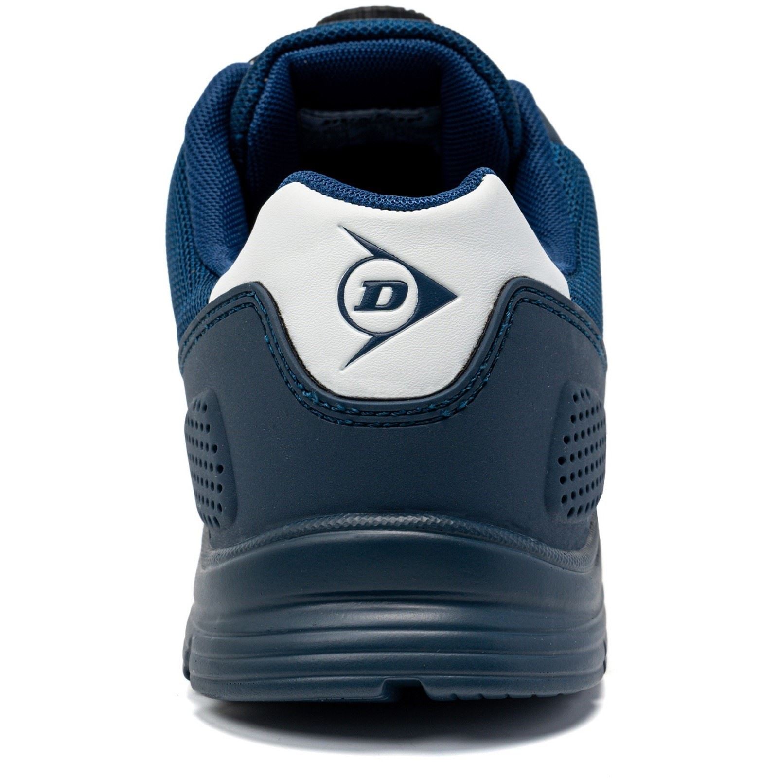 Dunlop Matt Baskets De Sécurité Pour Hommes En Microfibre Bleu Marine/Blanc