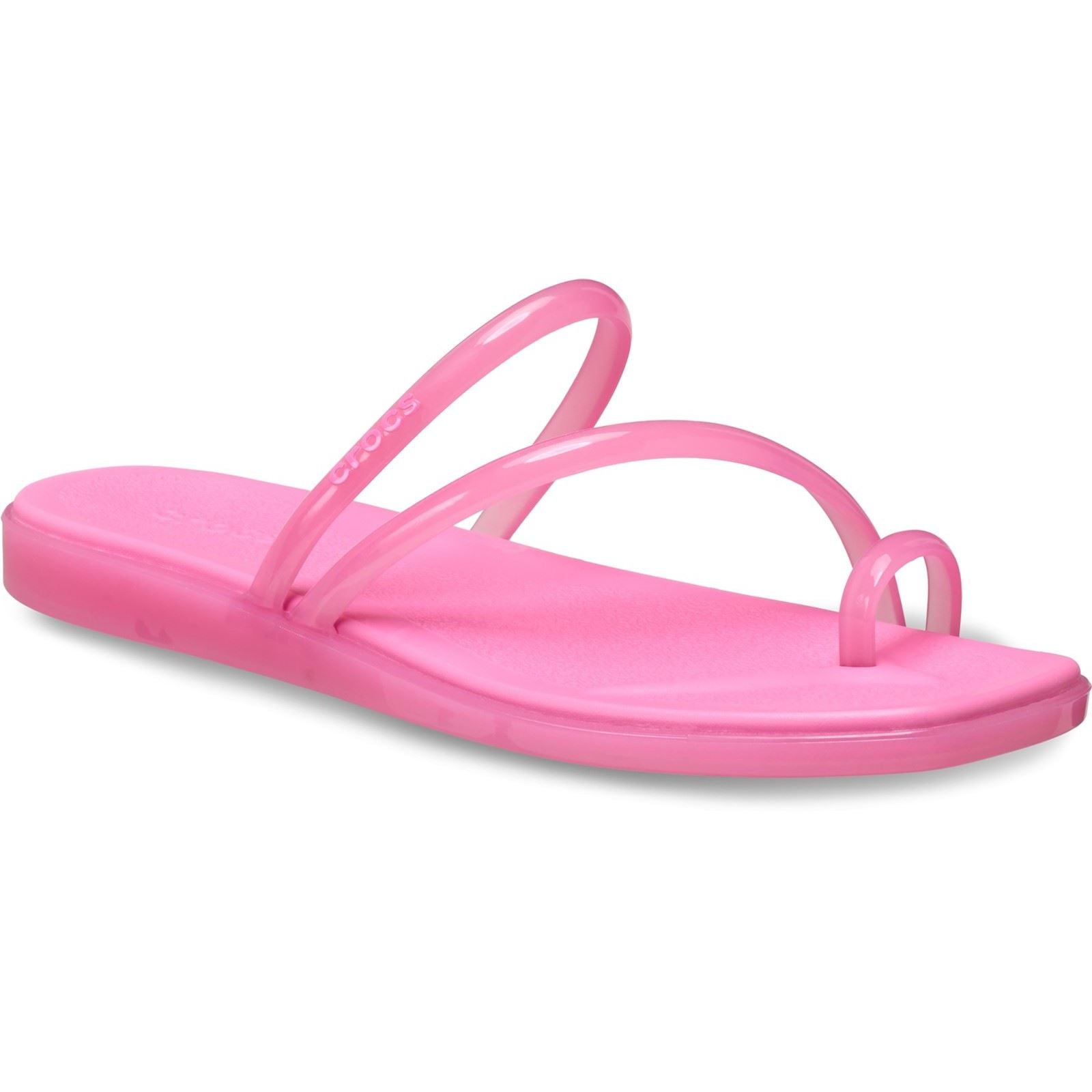 Crocs Miami Jely Toe Loop Sandales Eva Femme Citronnade Rose