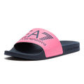 Emporio Armani EA7 Sea World Shiny Womens Rose fluo / Navy Slides