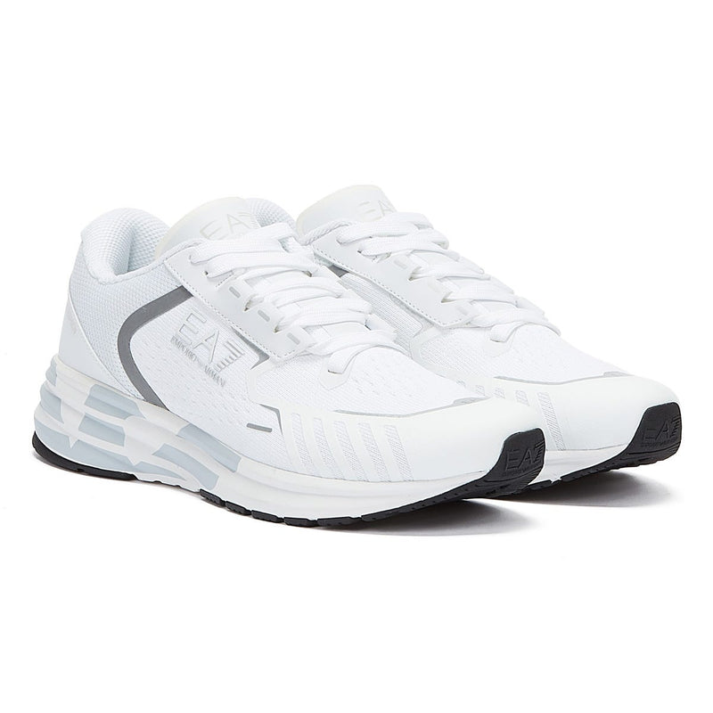 Emporio Armani EA7 Crusher Reflex Mens White / Grey Trainers