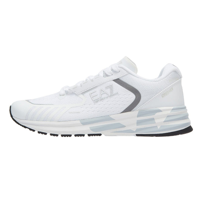 Emporio Armani EA7 Crusher Reflex Mens White / Grey Trainers