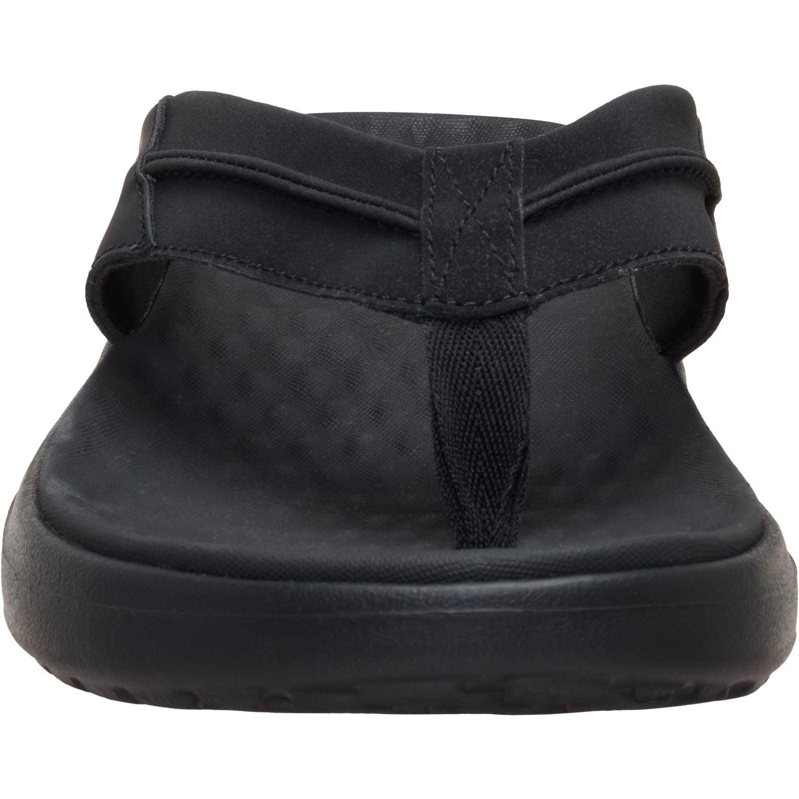 HEYDUDE Finn Flip Sandales Noires Pour Hommes En Polyuréthane