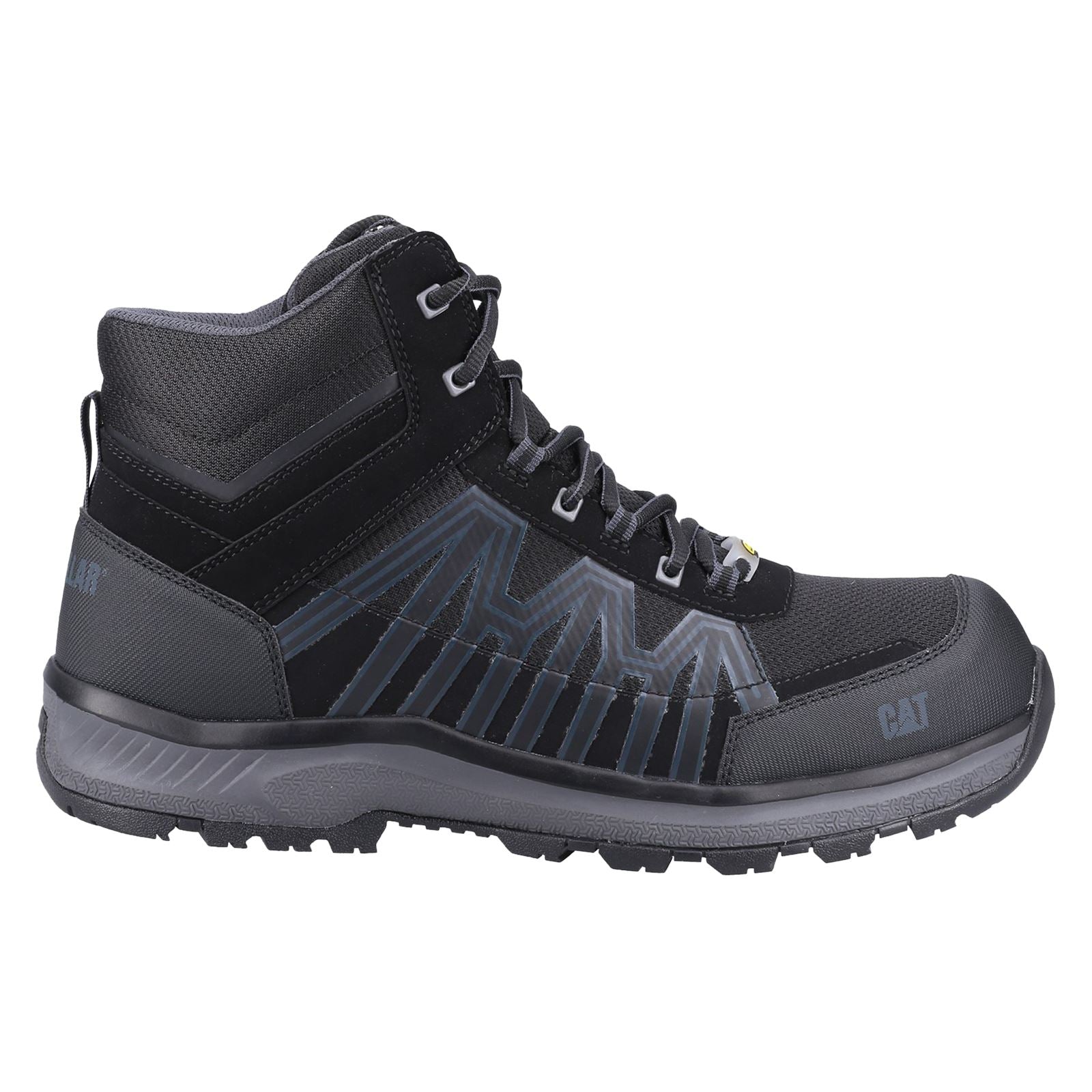 Caterpillar Bottes De Randonnée Noires Charge Pu/Mesh/Tpu