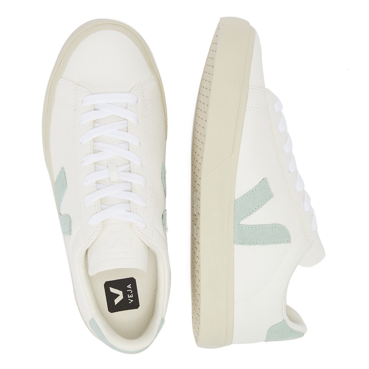 Veja Campo Baskets Pour Hommes Blanche/Matcha