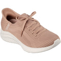 Skechers Ultra Flex 3.0 Brilliant Path Baskets En Toile Pour Femmes De Couleur Beige