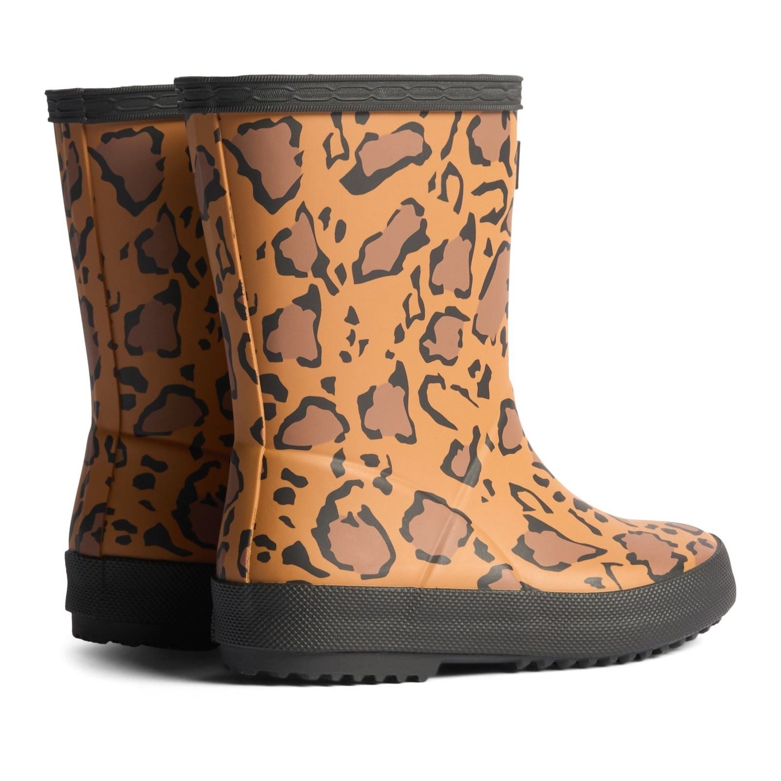 Hunter Kids First Bottes En Caoutchouc Unisexes Pour Enfants Riches Tan/Selle/Noir