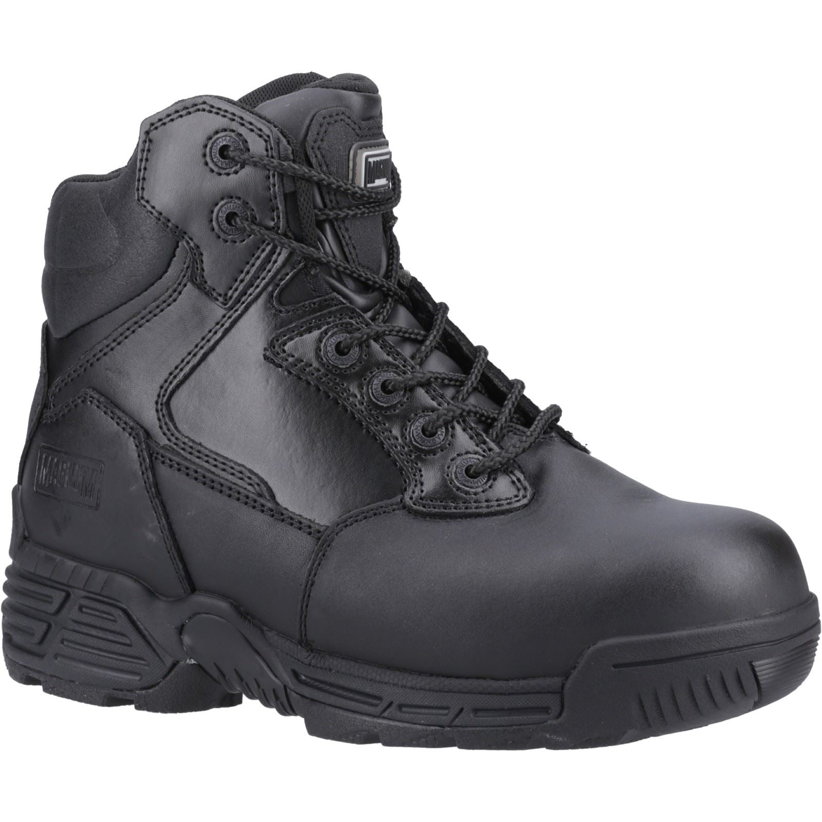 Magnum Bottes De Sécurité En Cuir Noir Stealth Force 6.0