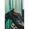 Caterpillar Chaussures De Sécurité En Cuir Noir Striver Low S3