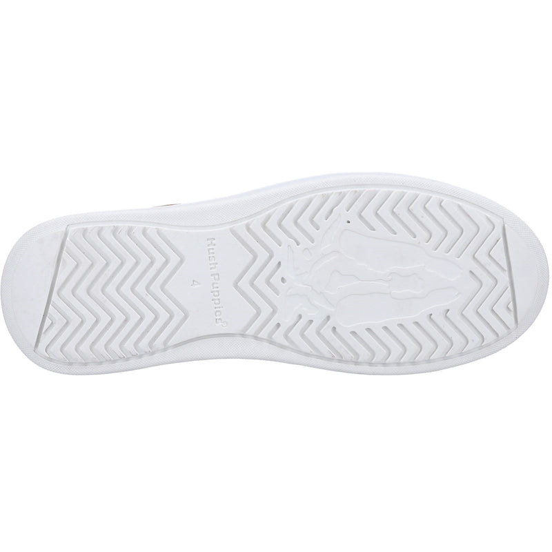 Hush Puppies Camille Baskets En Cuir Rose Pour Femme