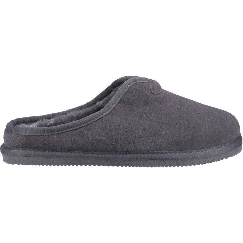 Hush Puppies Conrad Chaussons Gris En Suède Pour Homme