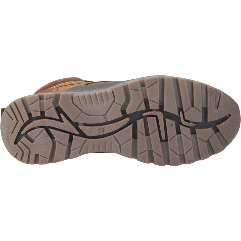 Hush Puppies Palmer Bottes En Cuir Pour Homme Marron Clair