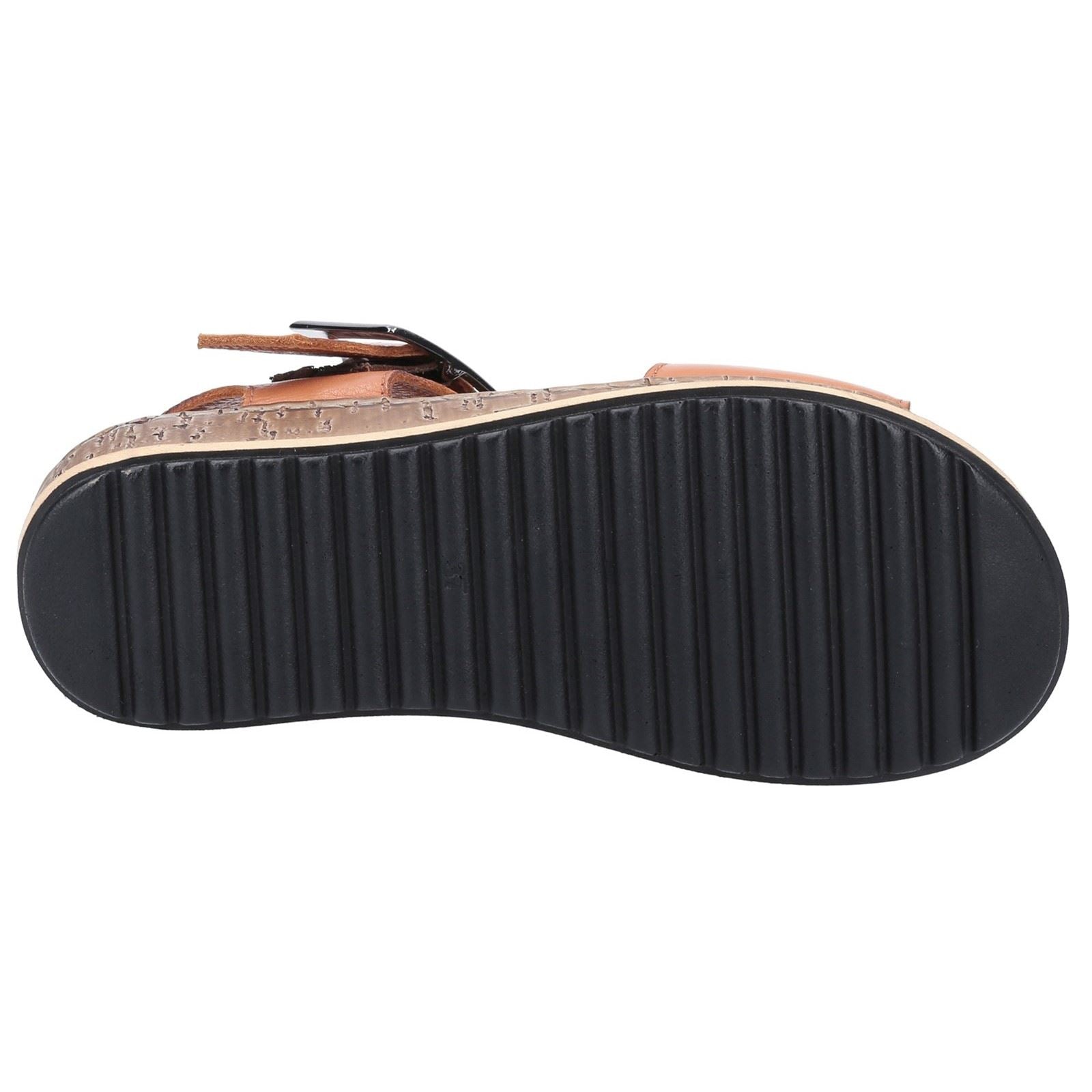 Hush Puppies Ellie Sandales En Cuir Pour Femme Couleur Tan