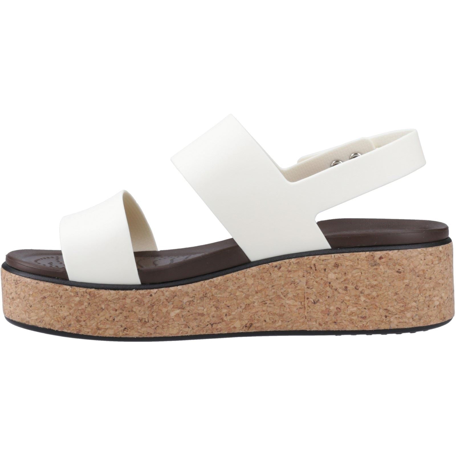 Crocs Brooklyn Cork Sandales Craie Pour Femmes