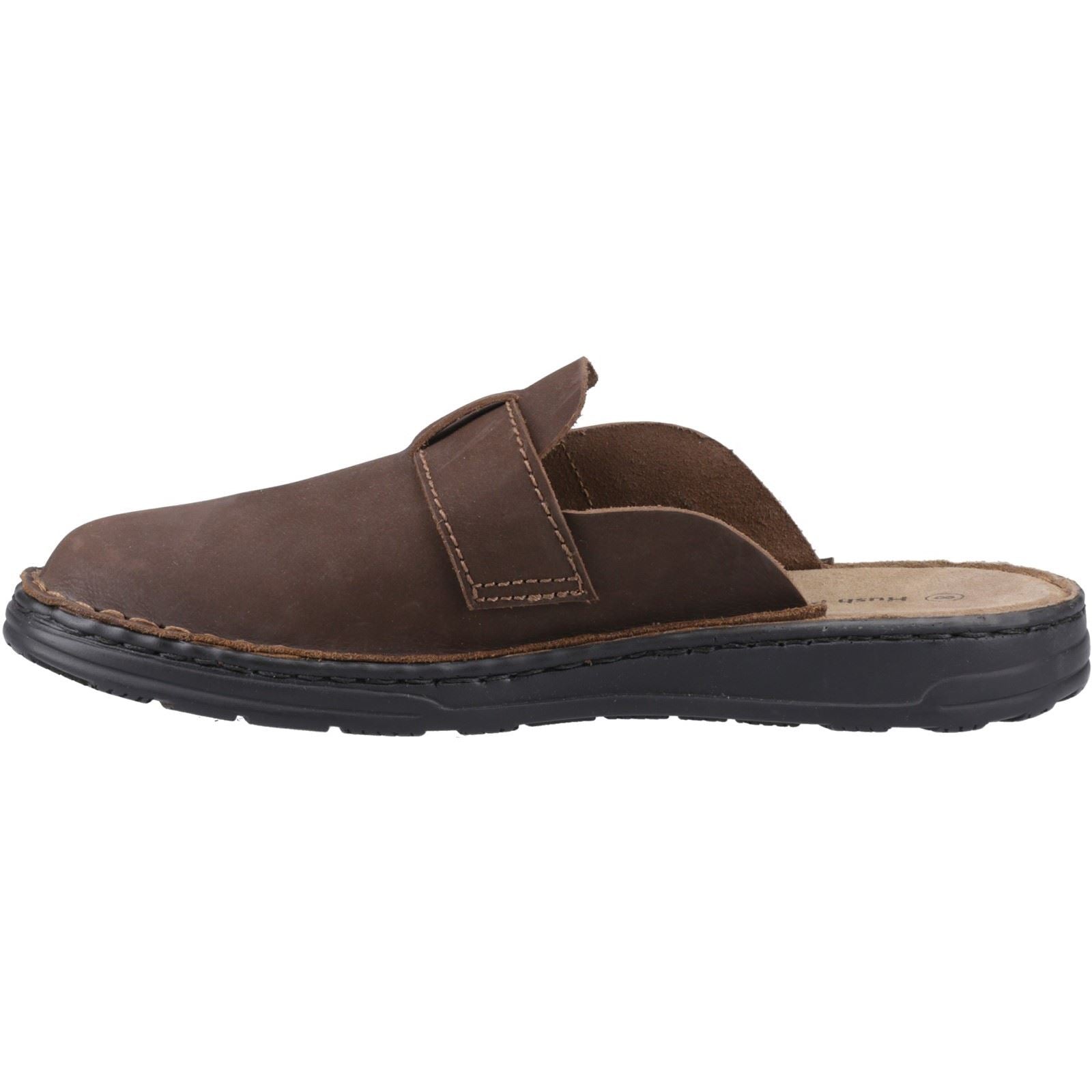 Hush Puppies Edward Mules En Cuir Pour Hommes, Marron