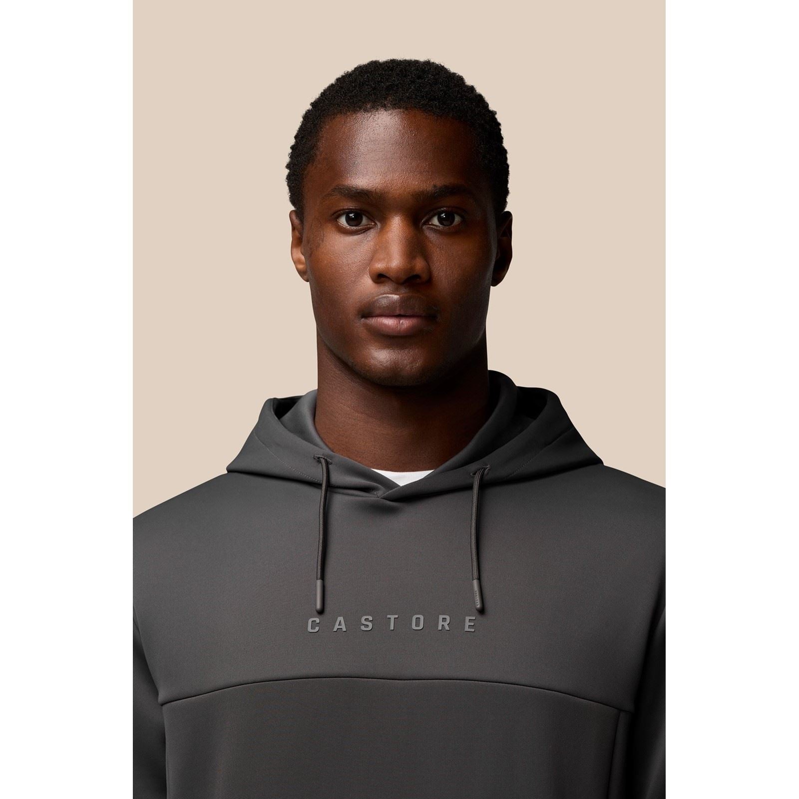 Castore Scuba Hoody Sweat À Capuche Gris En Polyester Pour Homme
