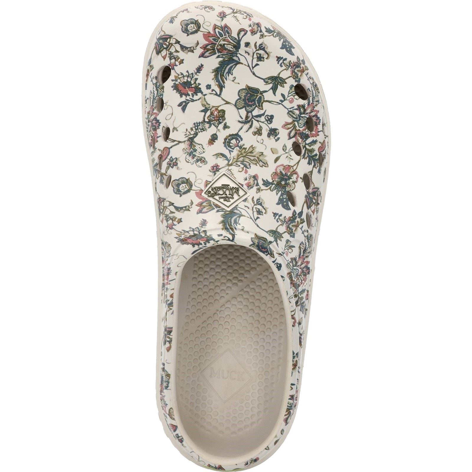 Muck Boots Muckster Lite Sabots À Imprimé Floral Gris Clair