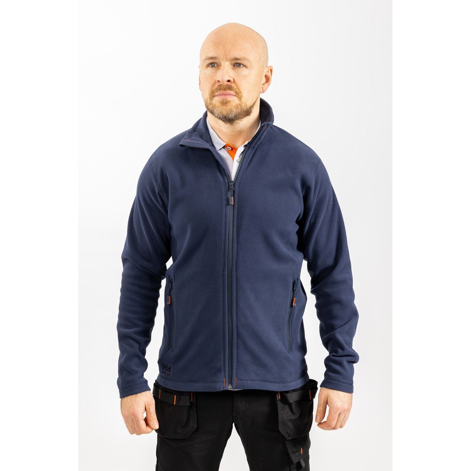 Helly Hansen Workwear Oxford Veste En Polaire Bleue Pour Homme
