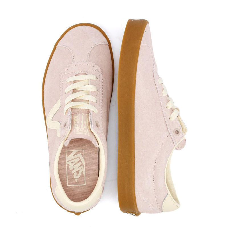 Vans Sport Low Baskets En Daim Rose Pour Femmes