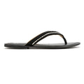 Tower London Metallic Bead Thong Sandales Noires Pour Femmes