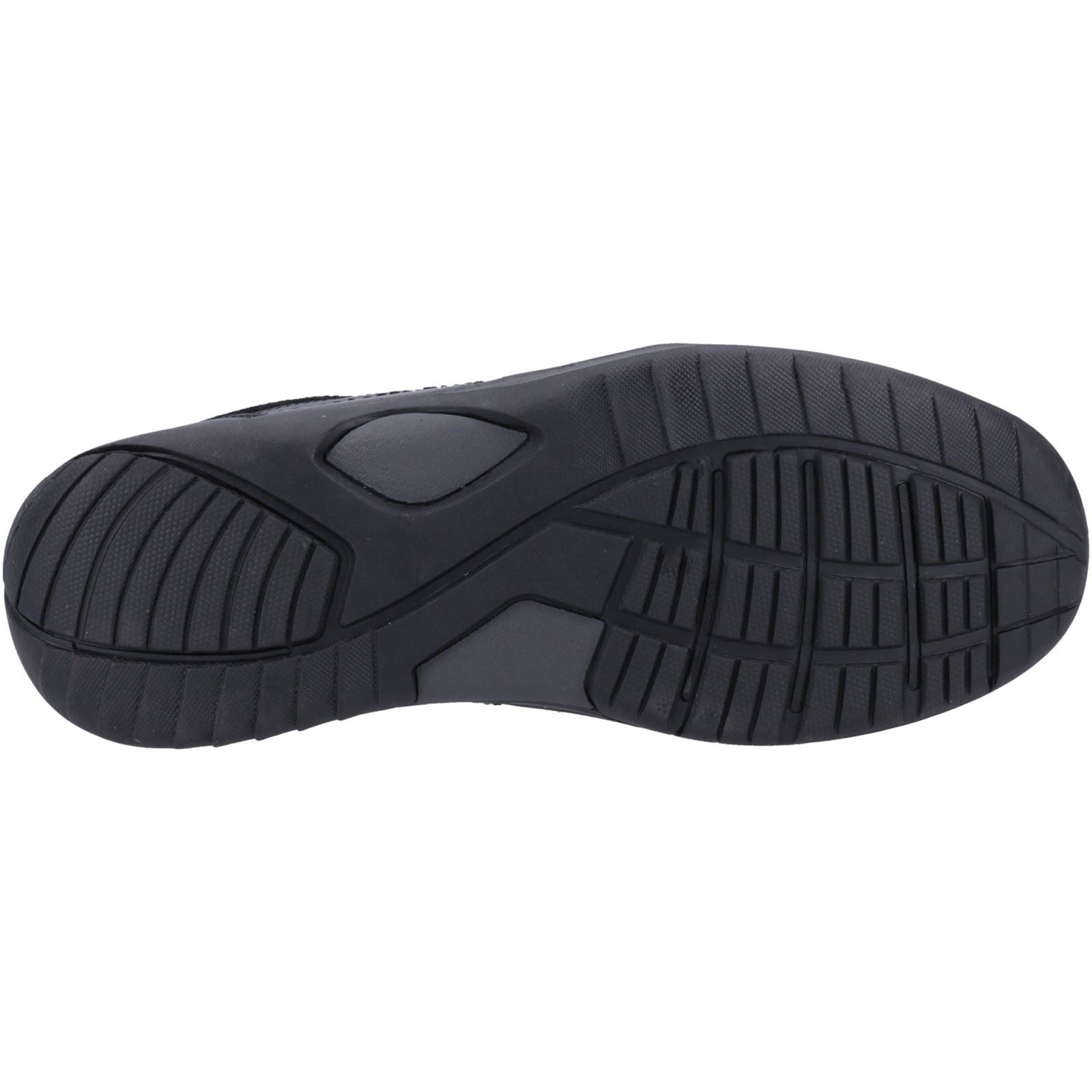 Hush Puppies Donald Chaussures Mocassins Noires Pour Hommes En Cuir