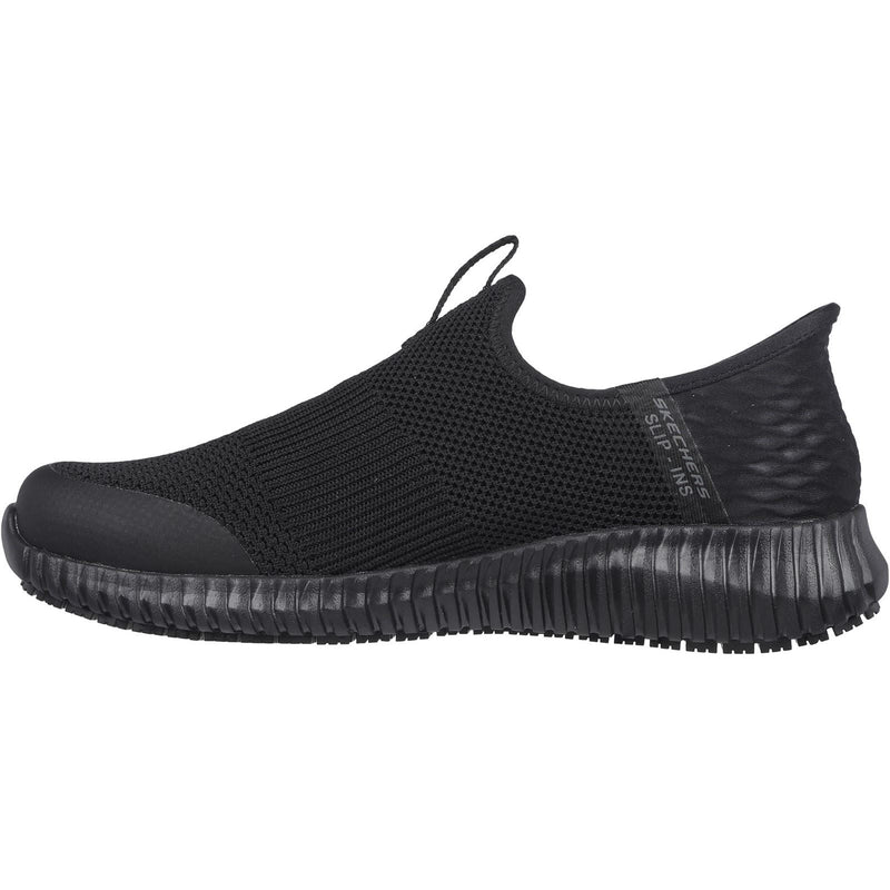 Skechers Workwear Cessnock - Gwynedd Baskets De Sécurité Noires En Textile Pour Femmes