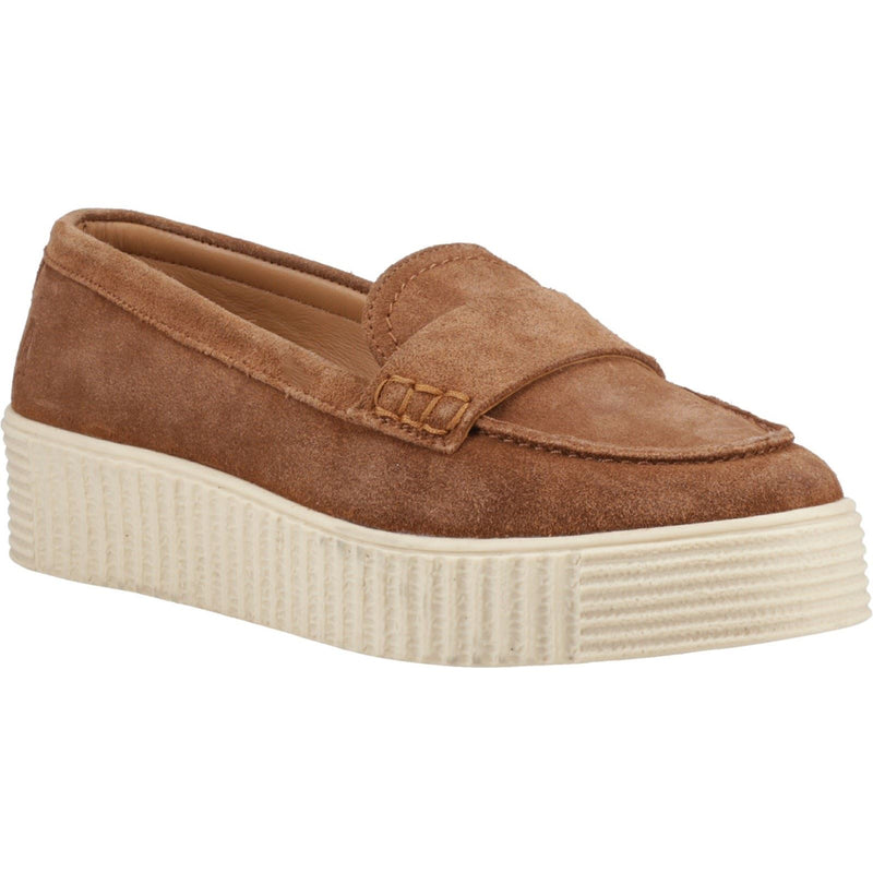 Hush Puppies Tamara Femmes Suède Mocassins Beige