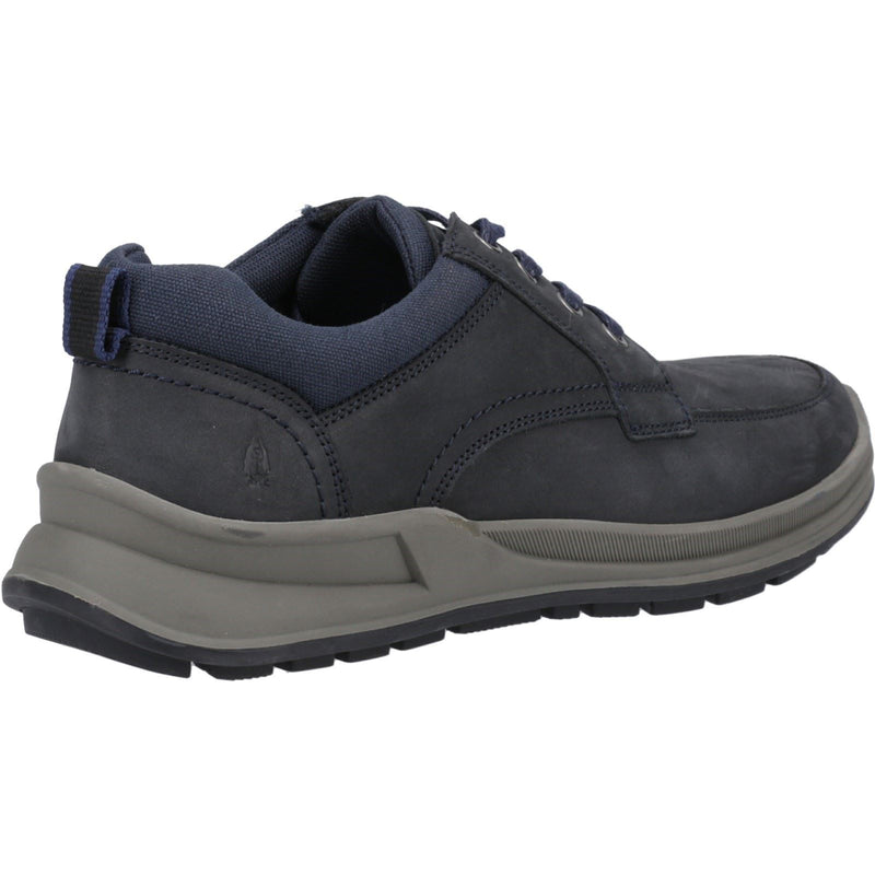 Hush Puppies Adam Chaussures Pour Hommes En Daim Bleu Marine À Lacets