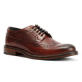 Ben Sherman Archie Brogue Chaussures En Cuir Pour Hommes Brunes À Lacets