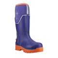 Muck Boots Grit S5 Bottes En Caoutchouc Pour Hommes Bleues/oranges