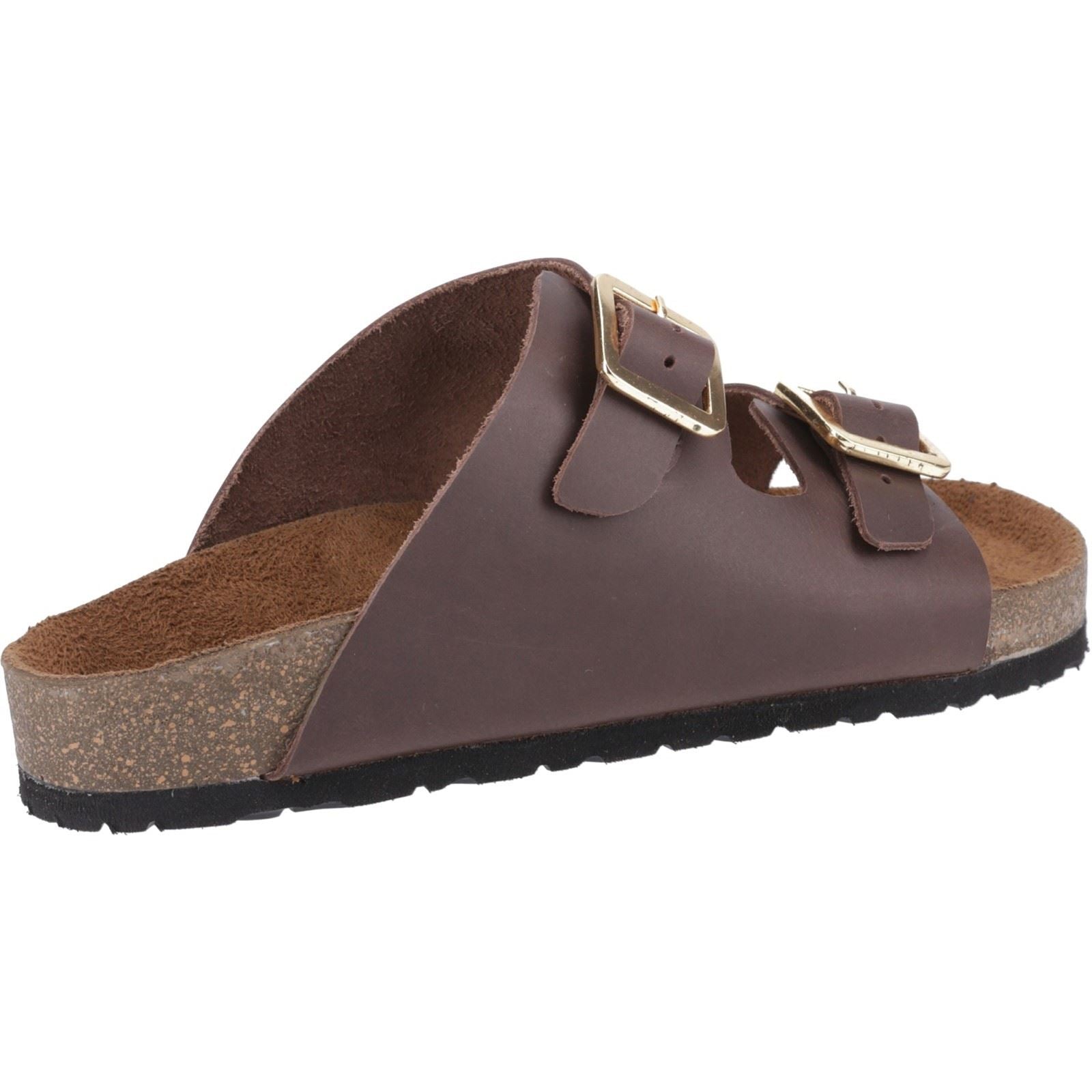 Cotswold Lushill Sandales En Cuir Pour Femmes, Marron
