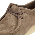 Clarks Chaussures À Lacets Grises En Daim Wallabee Originals Pour Hommes